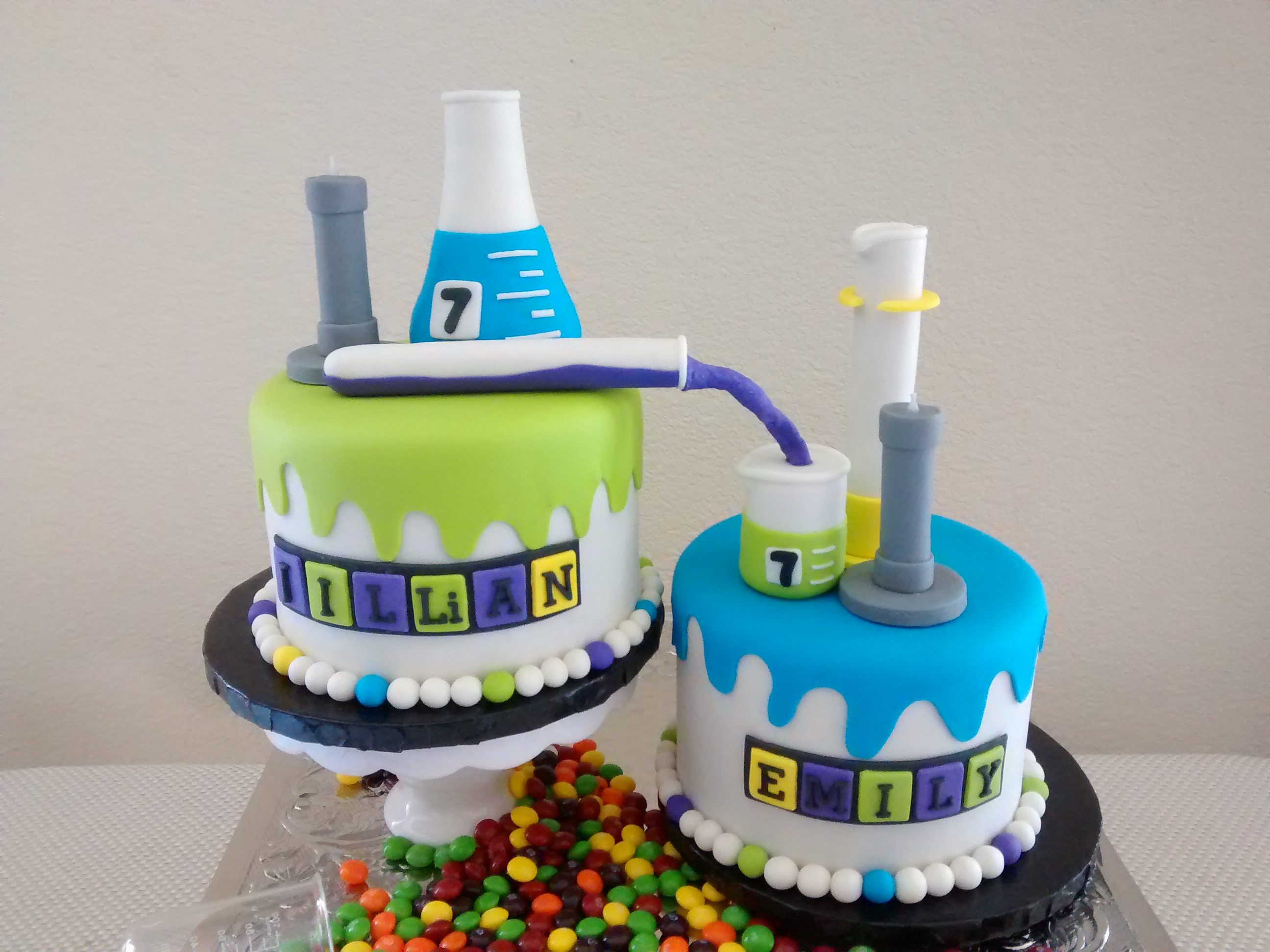 Chemistry Birthday Cake