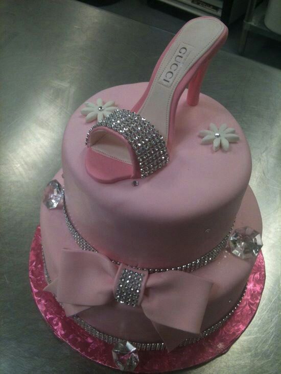 Chocolate Birthday Cake Shoe