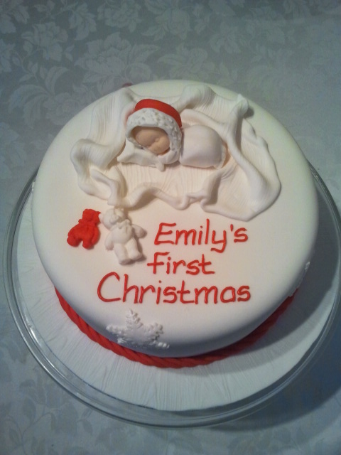 Christmas Baby Cake