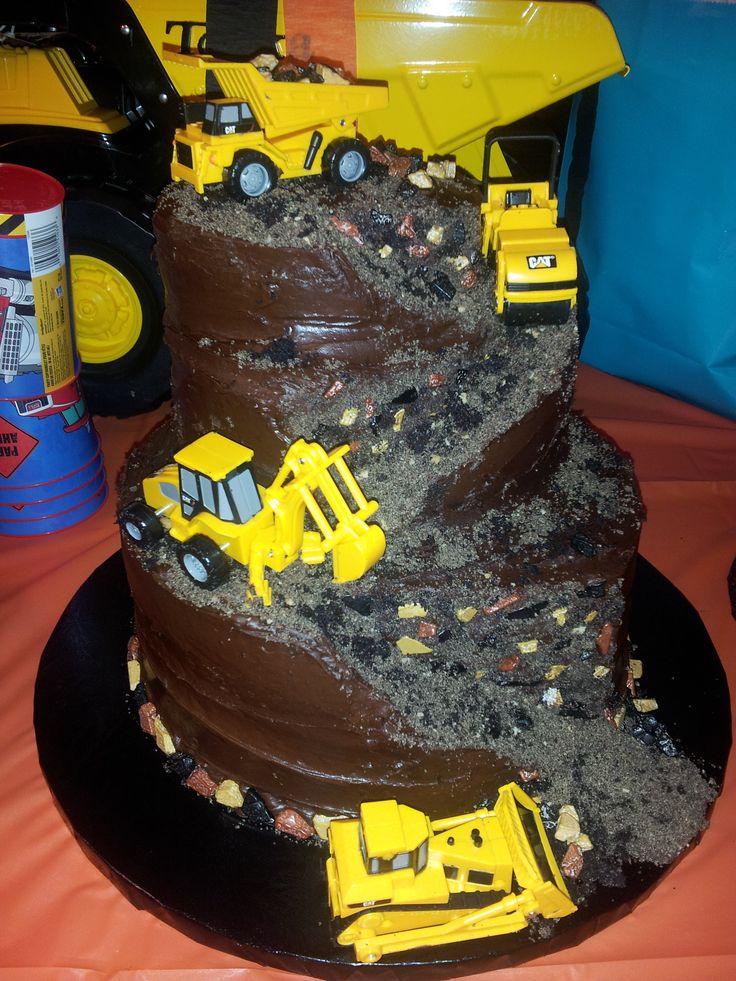 Construction Dirt Cake Birthday Boy Party