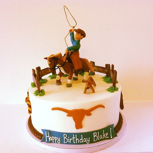 Cowboy Birthday Cake