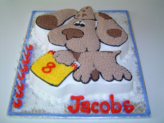 Cute Girl Puppy Cake