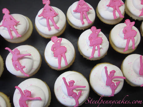 Dance-Themed Cupcakes