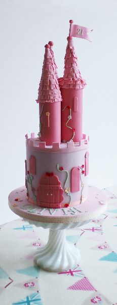 Disney Princess Castle Cake