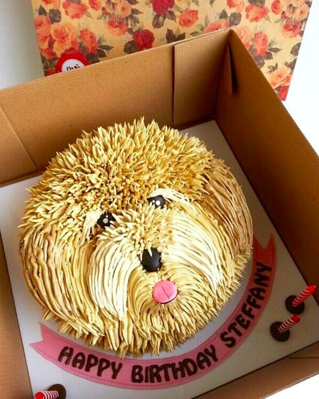 Dog Themed Birthday Cake