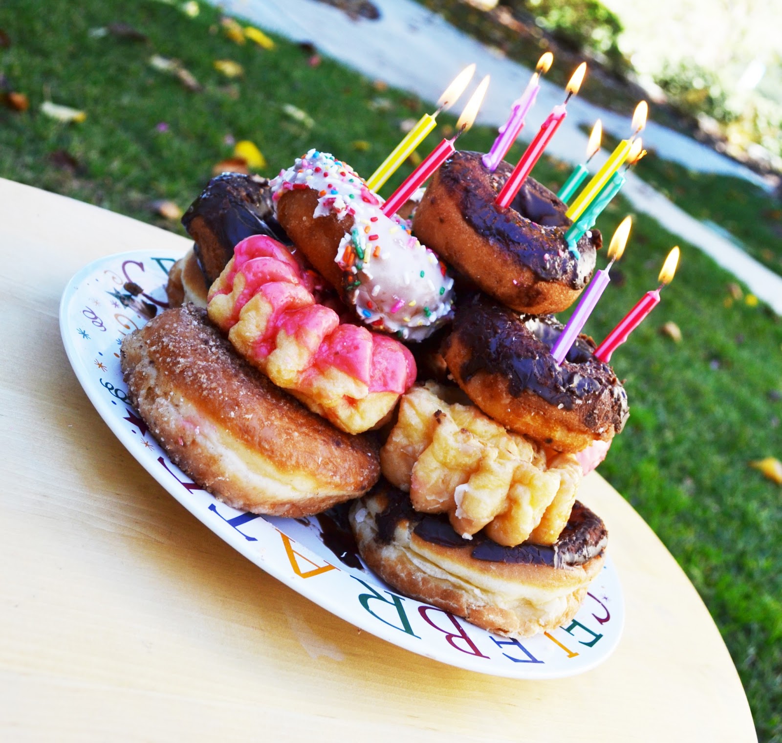 Donut Birthday Cake