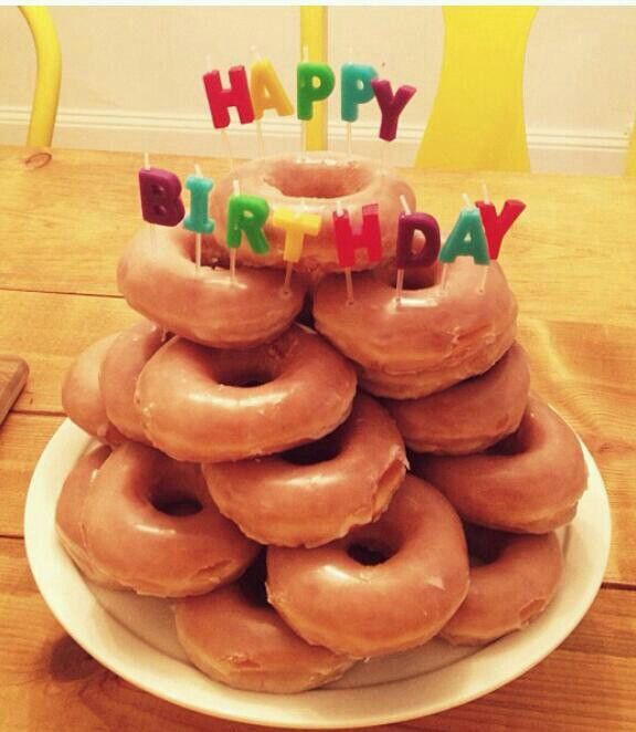 Donut Birthday Cake