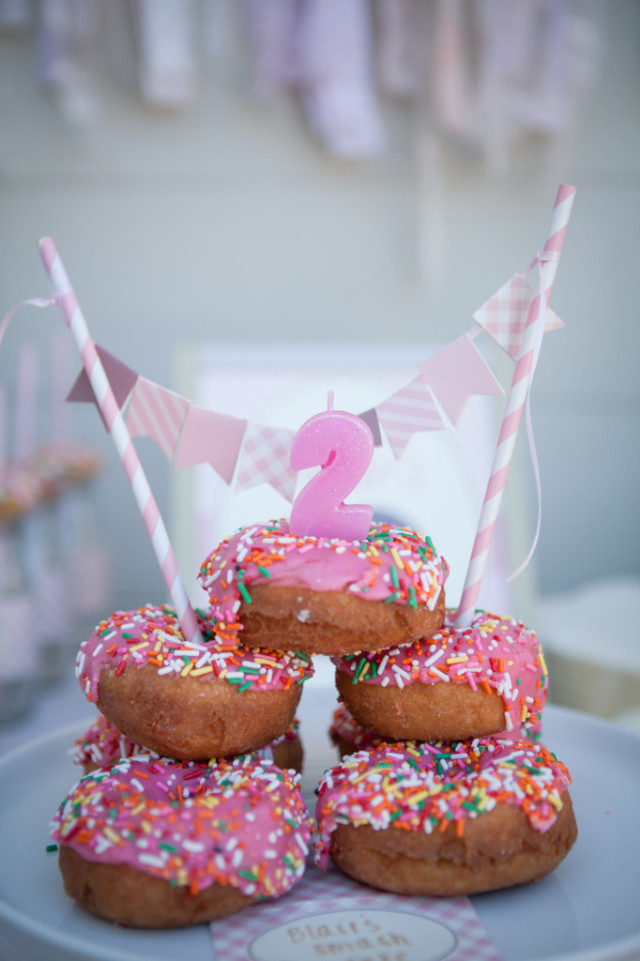 Donut Birthday Party Cake