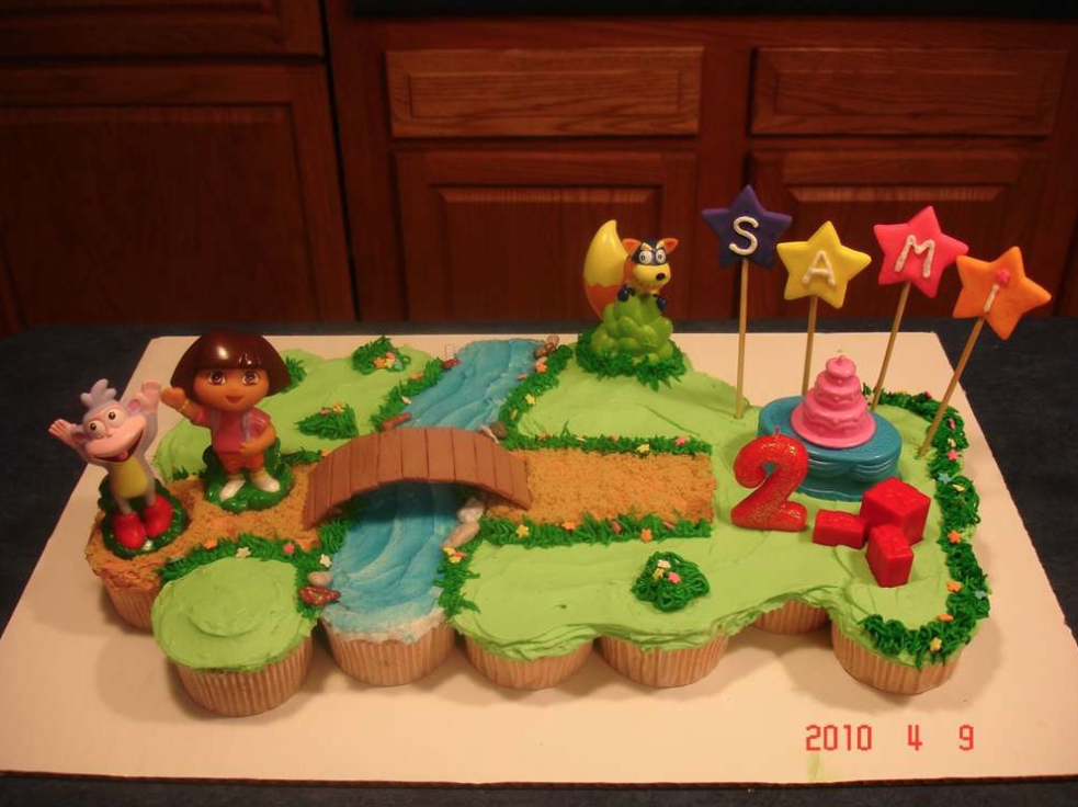 Dora the Explorer Birthday Cakes Cupcakes