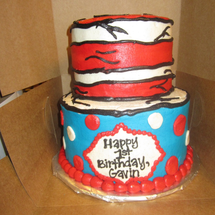 Dr. Seuss Birthday Cake