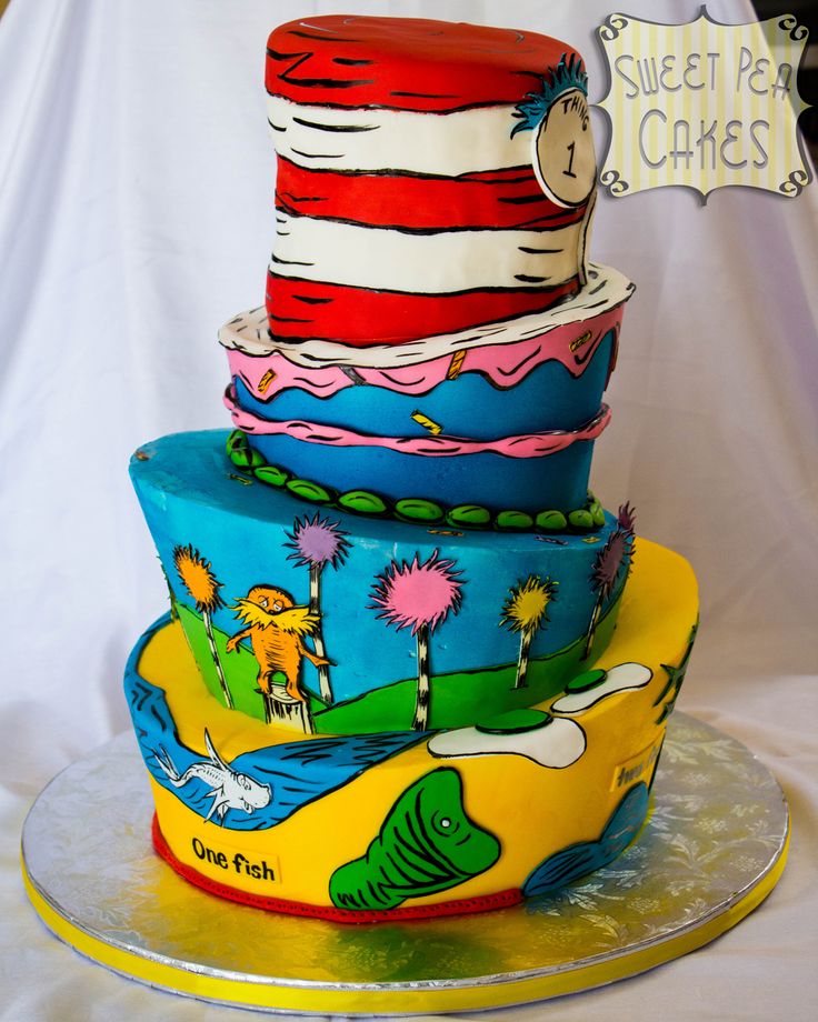 12 Pinterest Dr. Seuss Birthday Cakes Photo - Dr. Seuss Birthday Cake ...