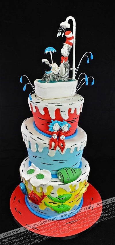 Dr. Seuss Birthday Cake