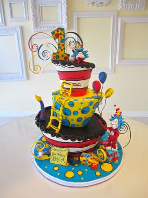 Dr. Seuss Birthday Cake