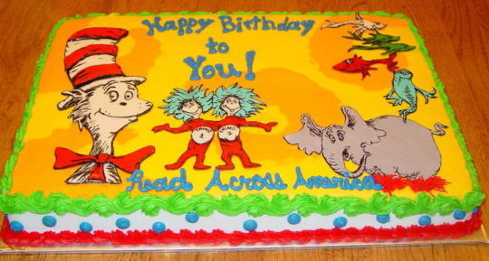 Dr. Seuss Cake