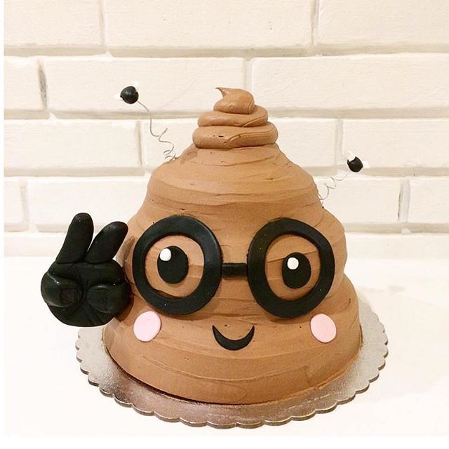 Emoji Poop Birthday Cake