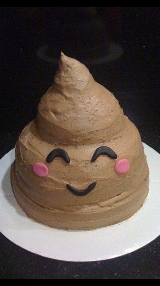 Emoji Poop Cake