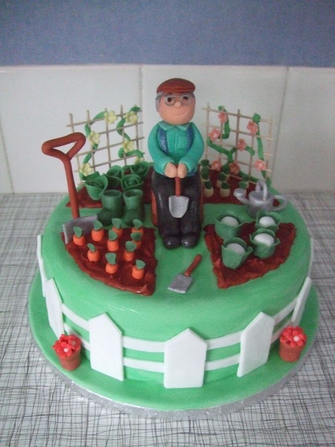 Garden Birthday Cake