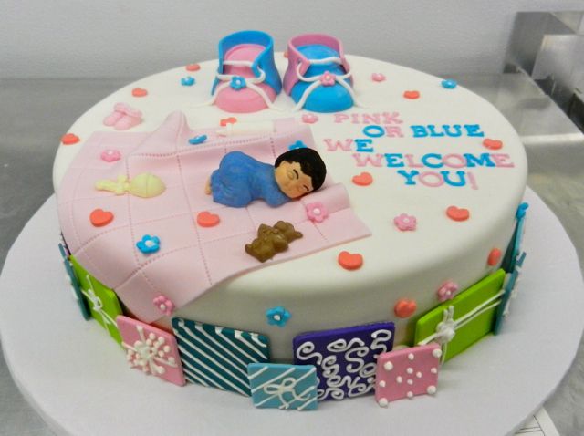 Gender Reveal Cake