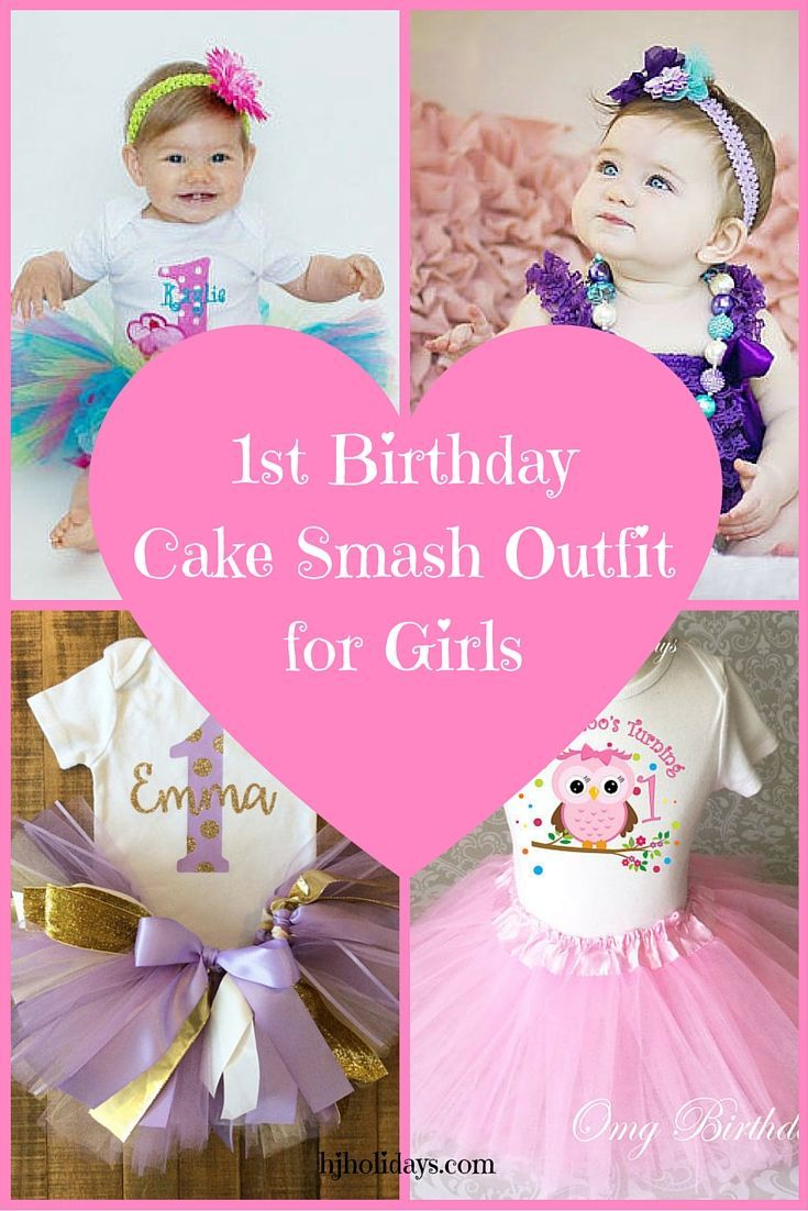 Girl 1st Birthday Smash Cake Outfit