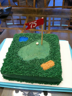 5 Photos of 75th Birthday Golf Cakes