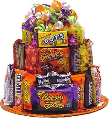 Halloween Candy Bar Cake