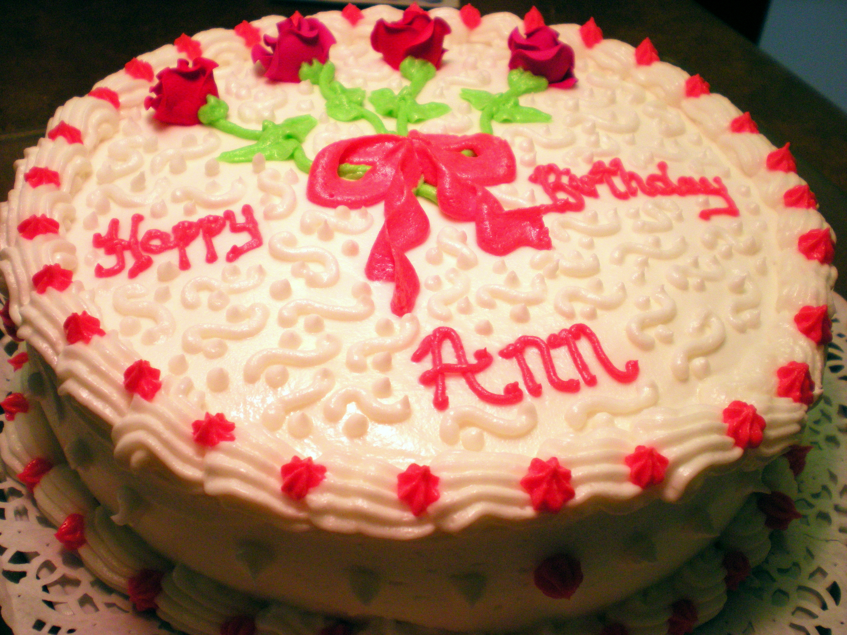 Happy Birthday Ann Cake