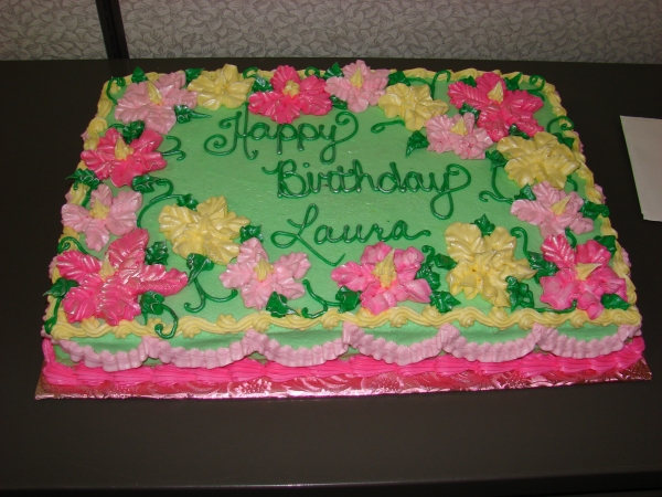 Happy Birthday Laura Cake