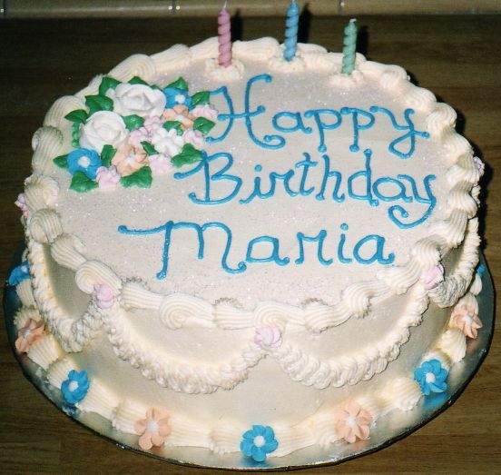 Happy Birthday Maria Cake