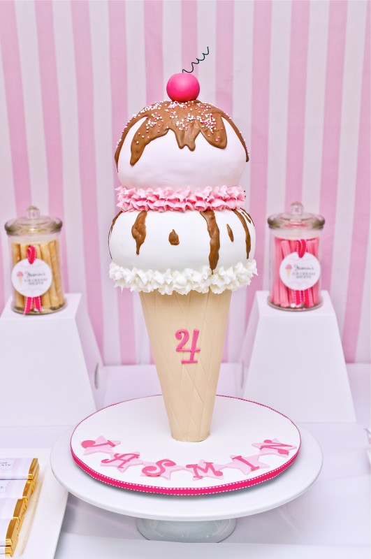 Ice Cream Cone Cake