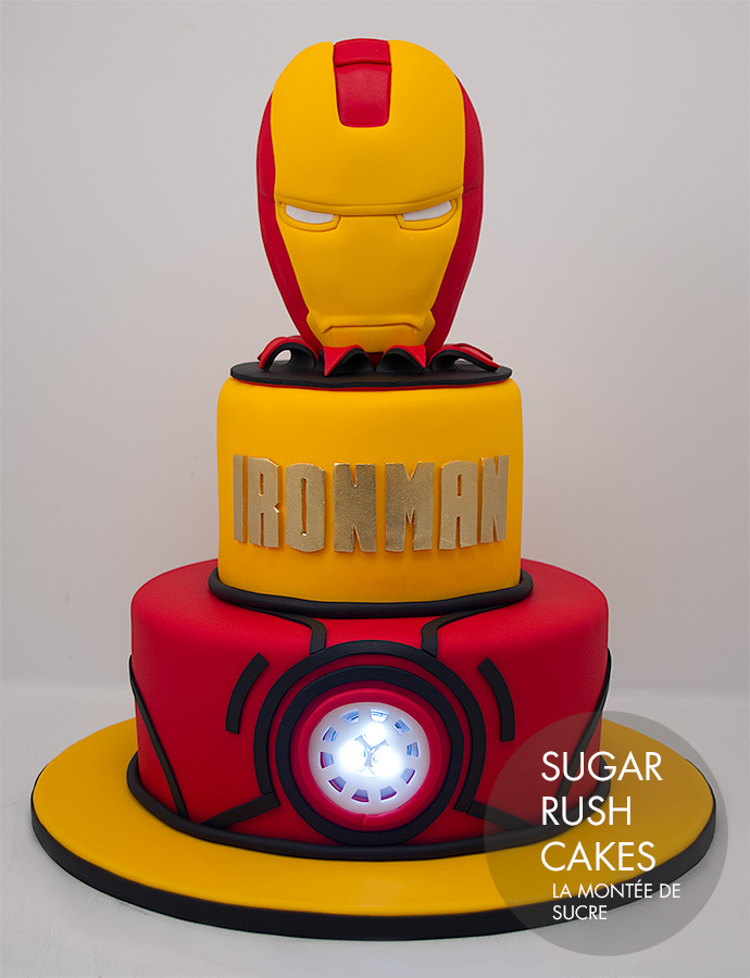 11 Photos of Iron Man Themed Birthday Cakes