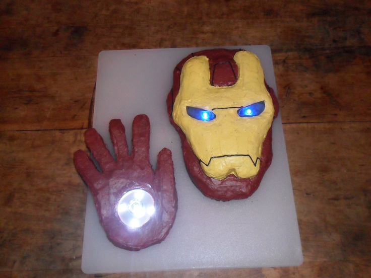 Iron Man Birthday Cake