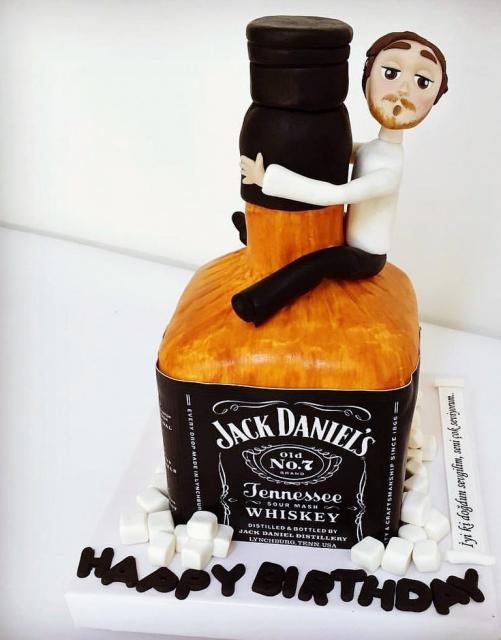 Jack Daniel's Birthday Cake