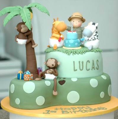 Jungle Safari Birthday Cake