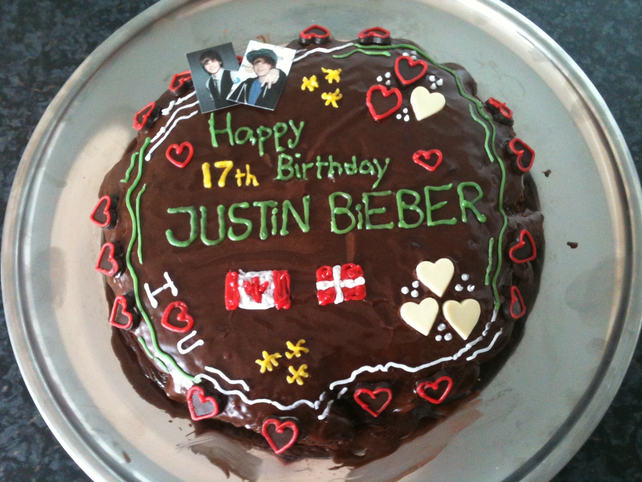 Justin Bieber Birthday Cake