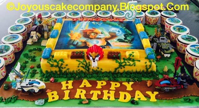 LEGO Legends of Chima Birthday Cake