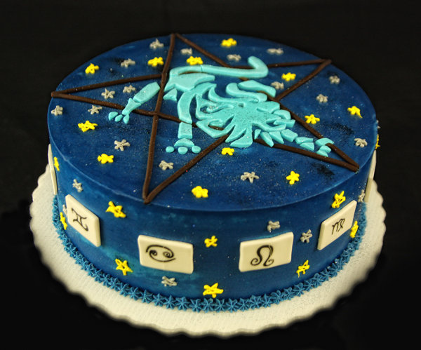 Leo Zodiac Sign Birthday Cake