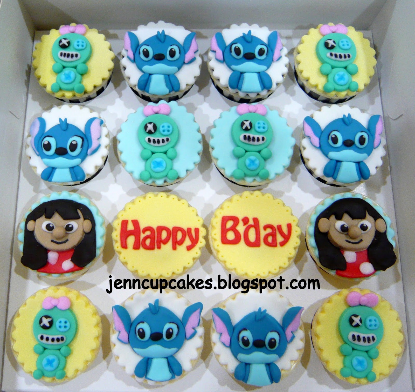 Lilo and Stitch Cupcake Toppers