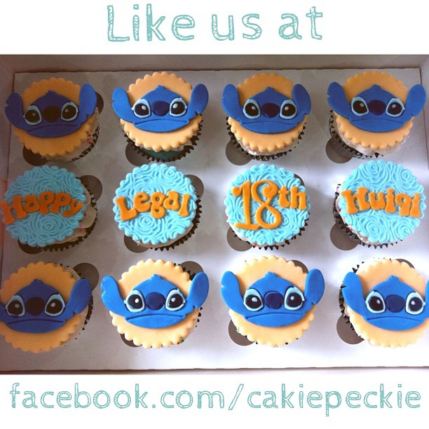 Lilo and Stitch Cupcakes