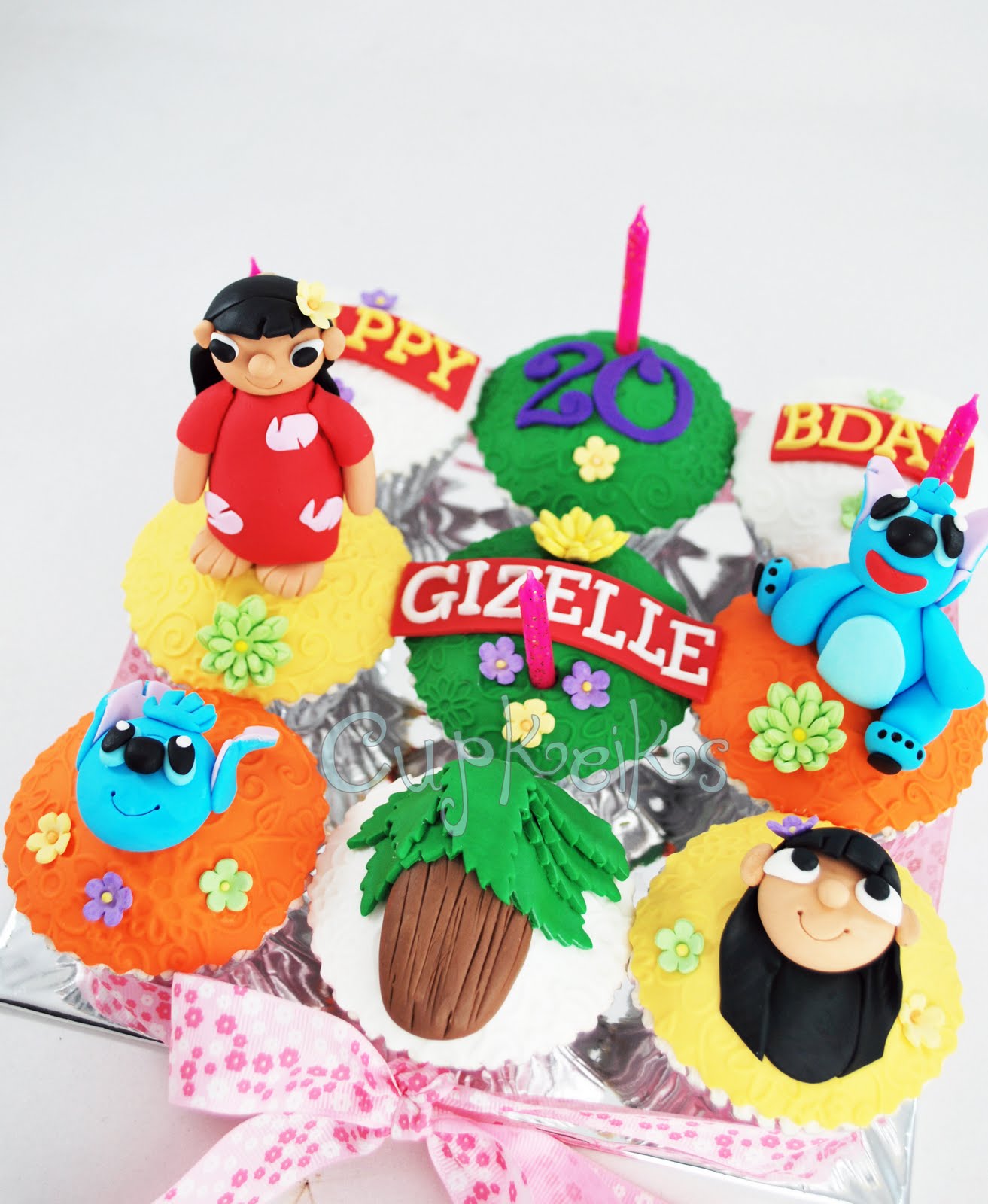 Lilo and Stitch Cupcakes