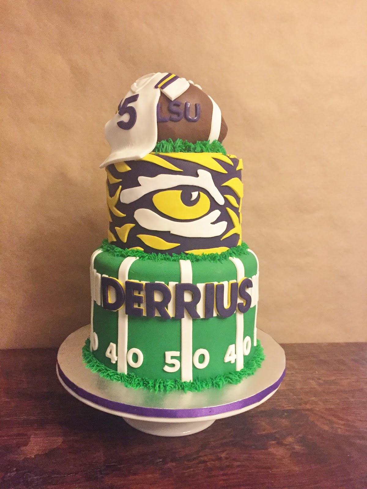 LSU Football Cake