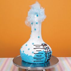 Mad Scientist Flask Cake