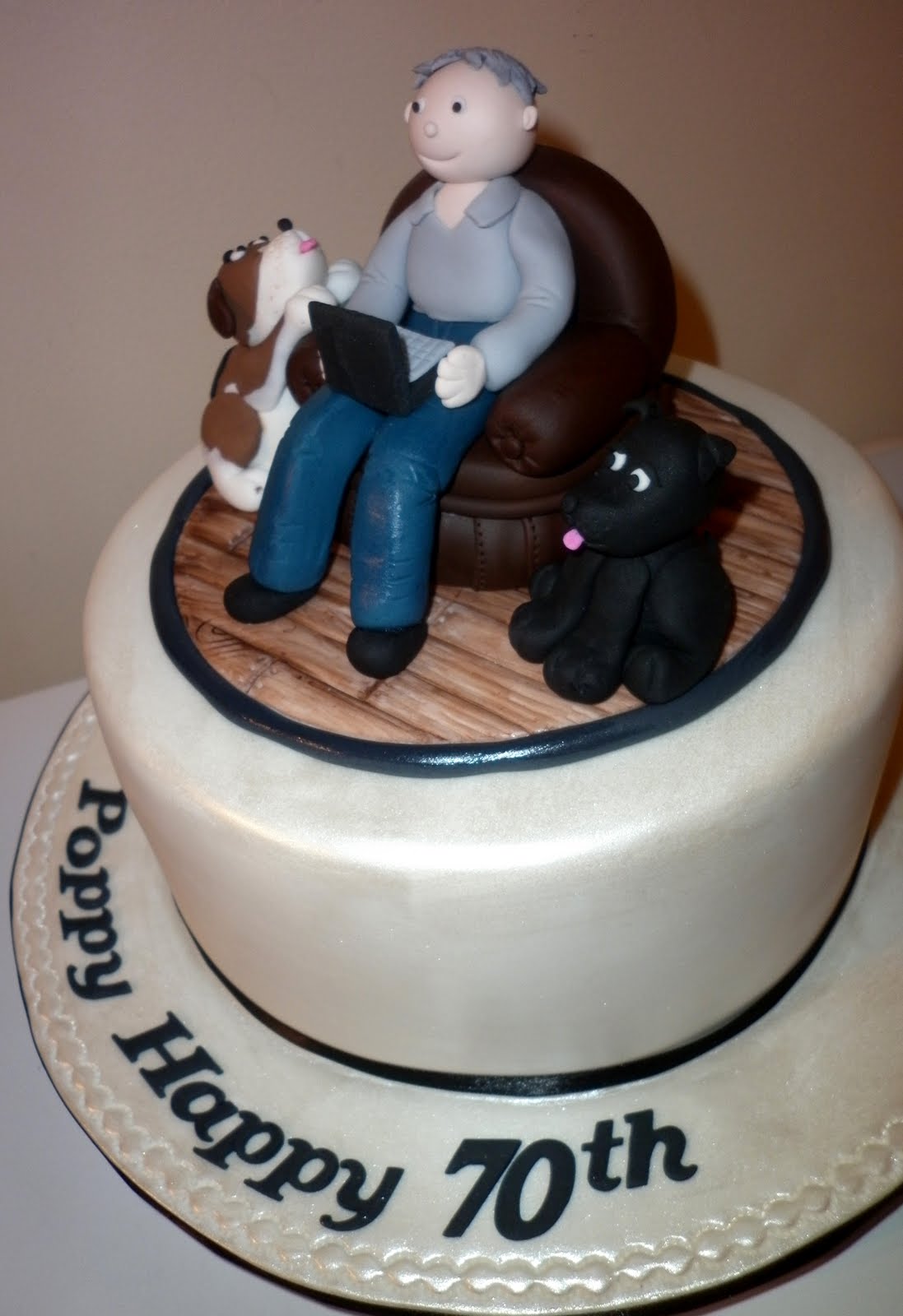 Man 70th Birthday Cake