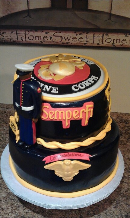 Marine Corp Cake