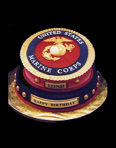 Marine Corps Birthday Cake