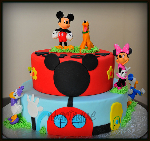 Mickey Mouse Birthday Cake