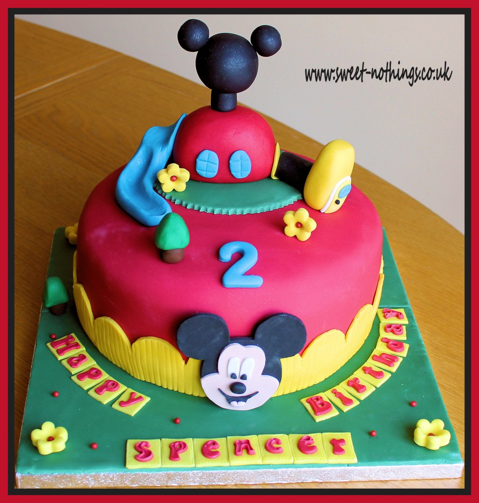 Mickey Mouse Birthday Cake