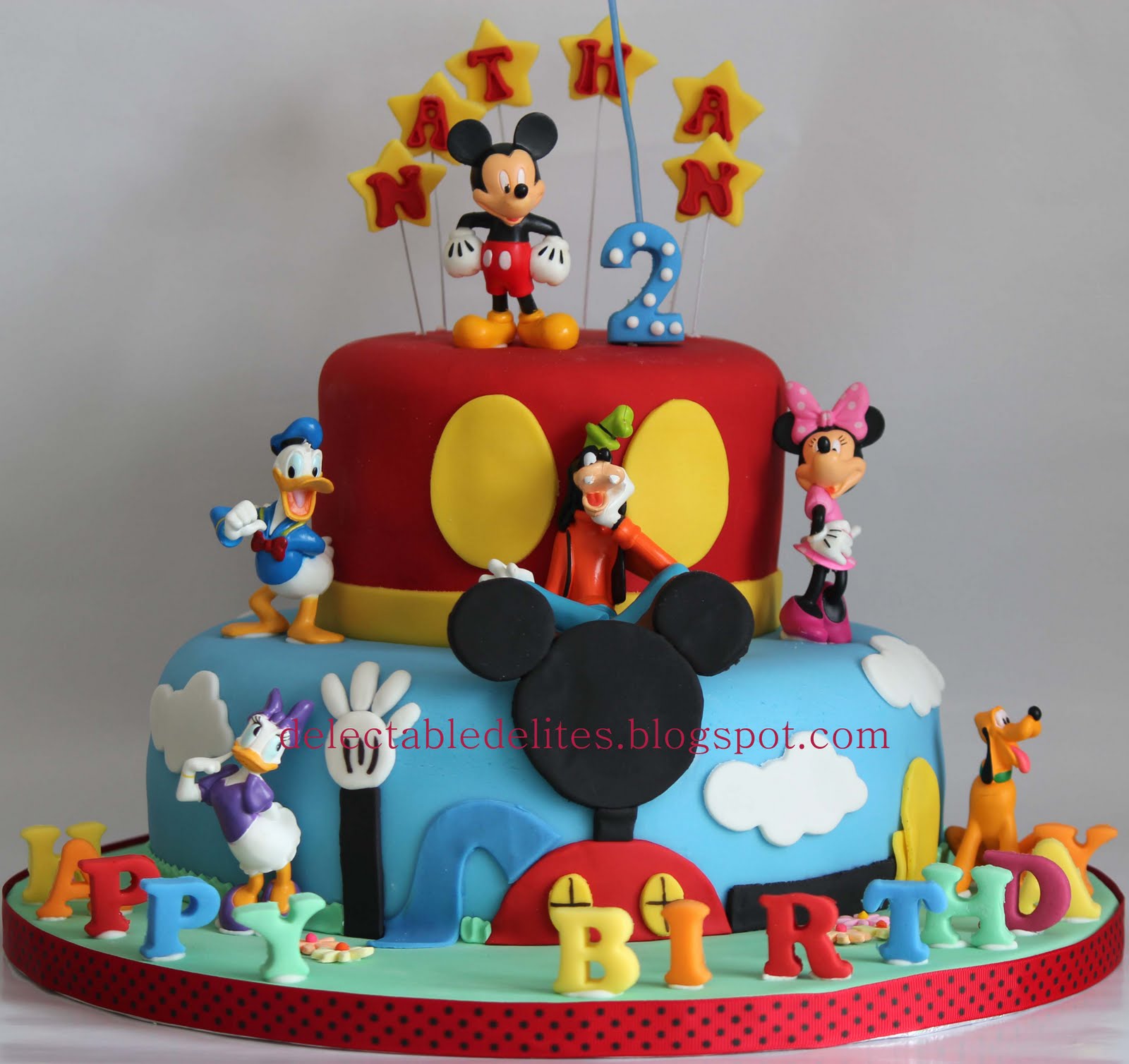 Mickey Mouse Clubhouse Birthday Cake