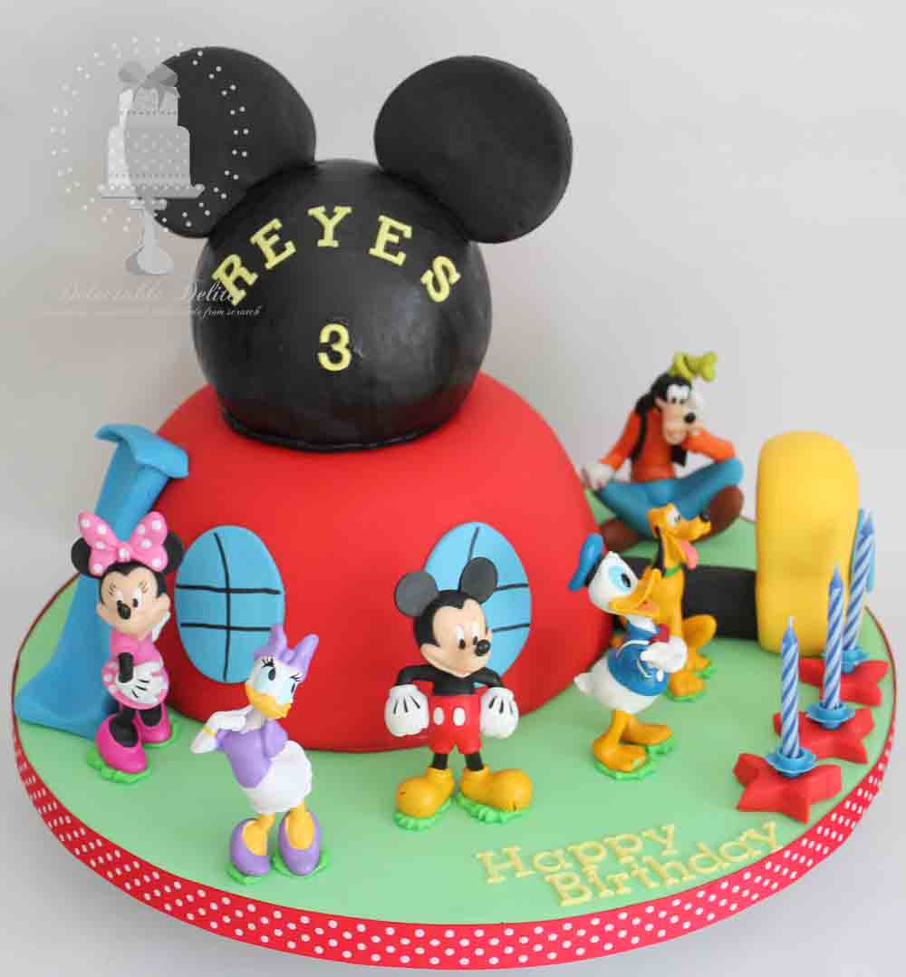 Mickey Mouse Clubhouse Birthday Cake