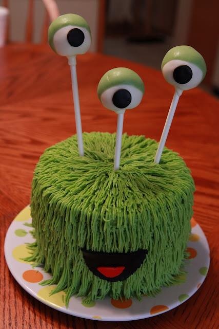 Monster Birthday Party Cake