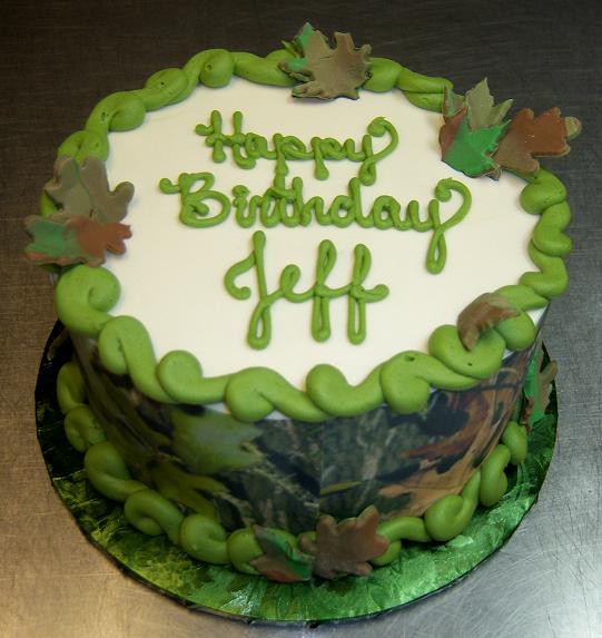 Mossy Oak Camo Birthday Cakes